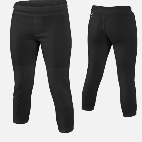 NEW Easton Zone Youth Little Girls Black Softball Pants S M L *ORDER 1 SIZE UP!* - Picture 1 of 3
